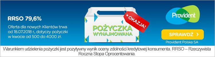 provident pozyczka wynajmowana