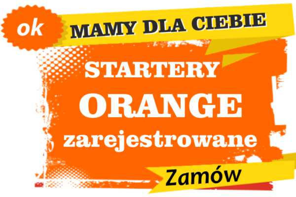 Sprzedam zarejestrowane karty sim orange